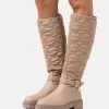 Anna Field Platform Boots - Beige -Anna Field Shop dde29790142e4e12913ed1d541e20391