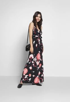 Anna Field Maxi Dress - Black/Pink -Anna Field Shop dfad552a9778483a9d56425d555bdc30