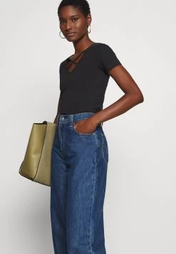 Anna Field Print T-Shirt - Black -Anna Field Shop e2475b7c9f2547b681153bd62be3e36a