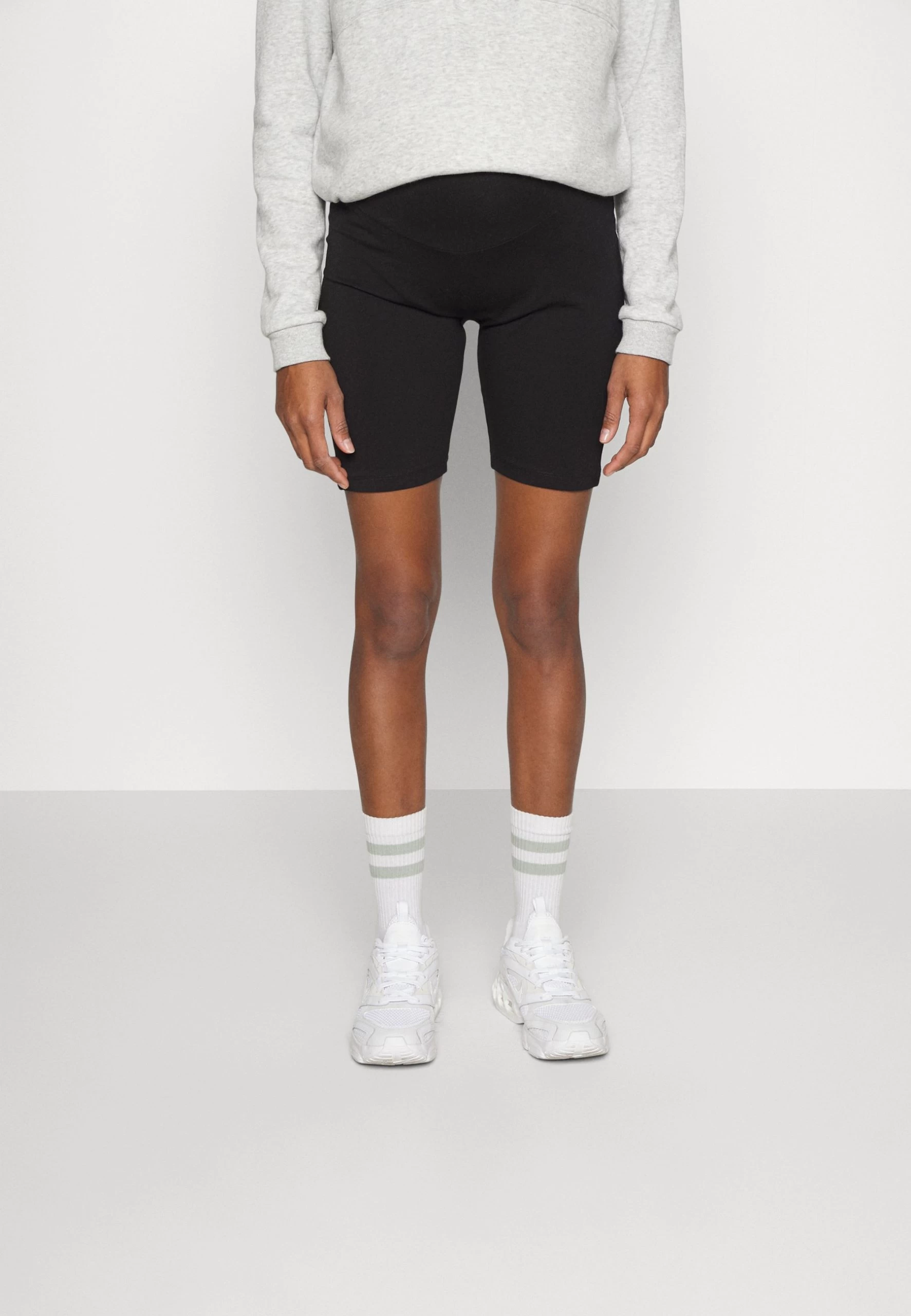 2 Pack - Leggings - Trousers - Black/ Mottled Dark Grey 4 2 Pack - Leggings - Trousers - Black/ Mottled Dark Grey - Image 2