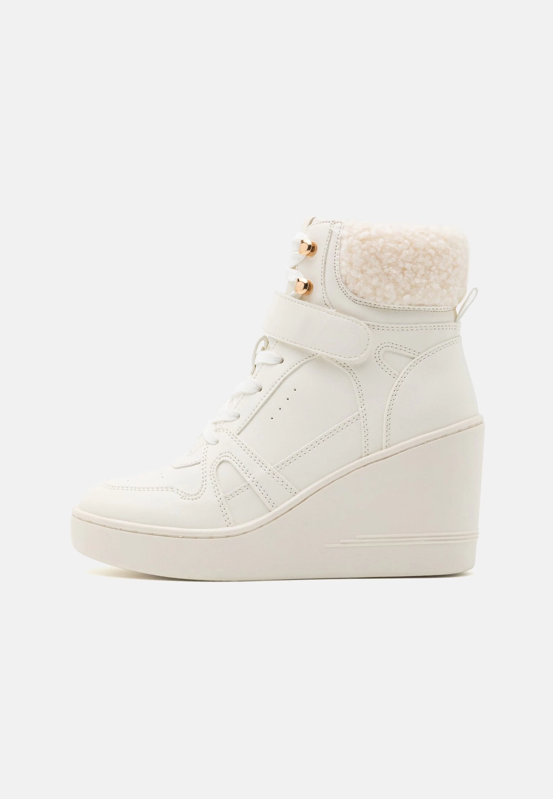 Anna Field High-Top Trainers - White 4 Anna Field High-Top Trainers - White - Image 2