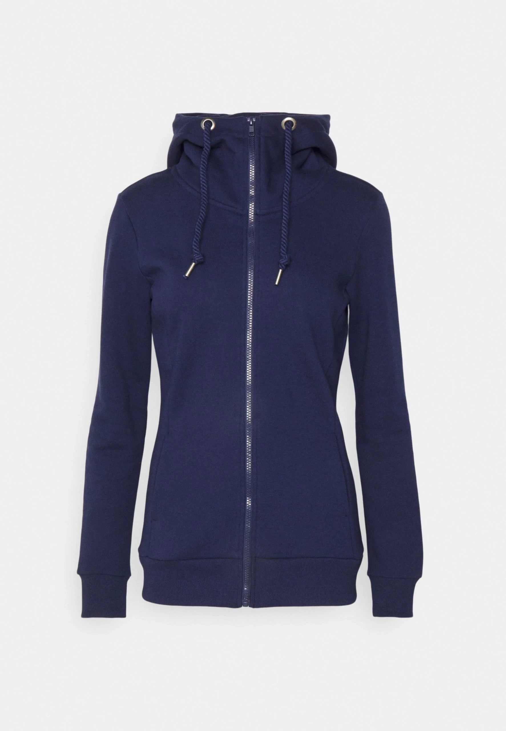 Zip-Up Sweatshirt -Dark Blue 6 Zip-Up Sweatshirt -Dark Blue - Image 4