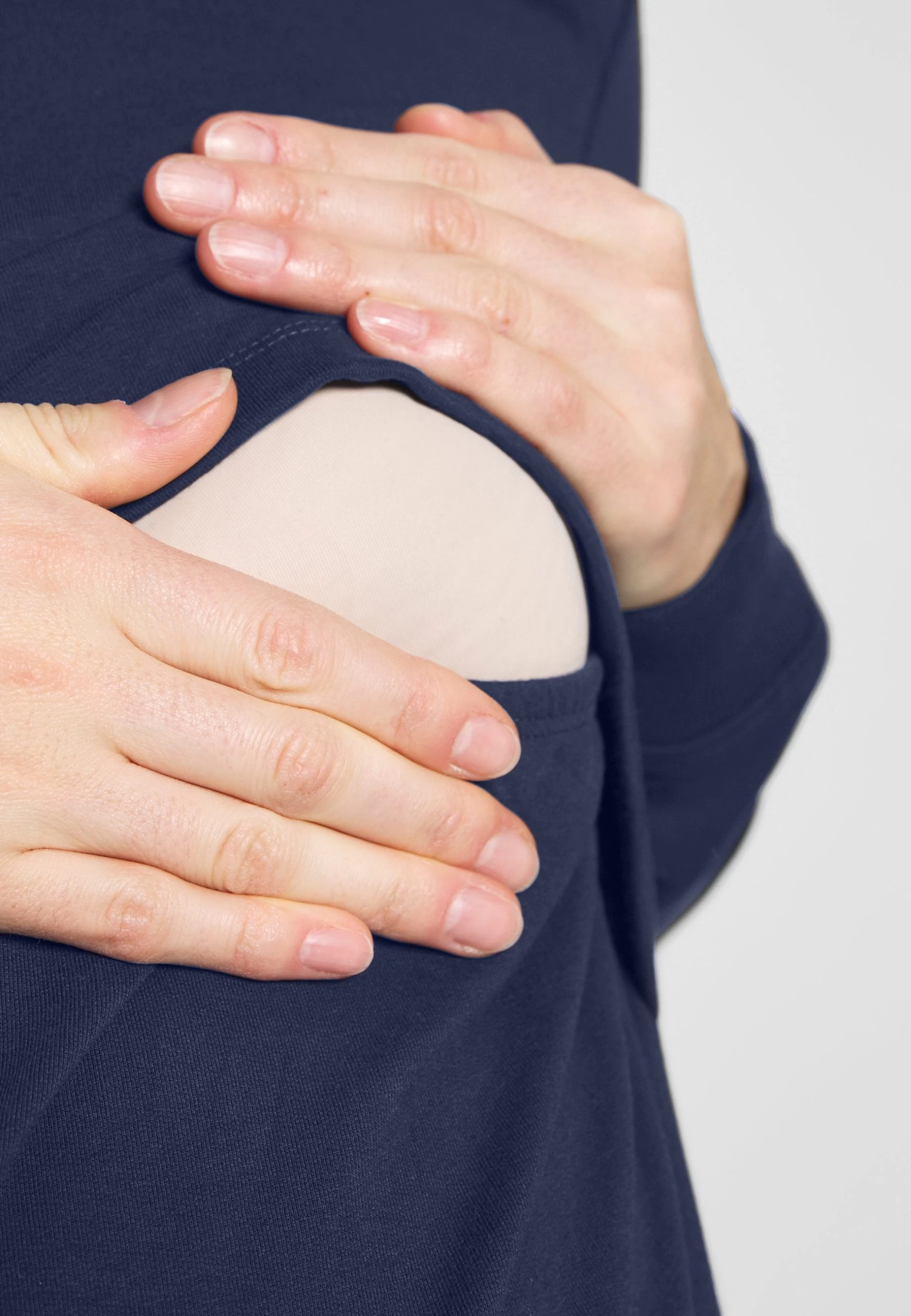 Nursing - Sweatshirt - Hoodie - Peacoat 8 Nursing - Sweatshirt - Hoodie - Peacoat - Image 6